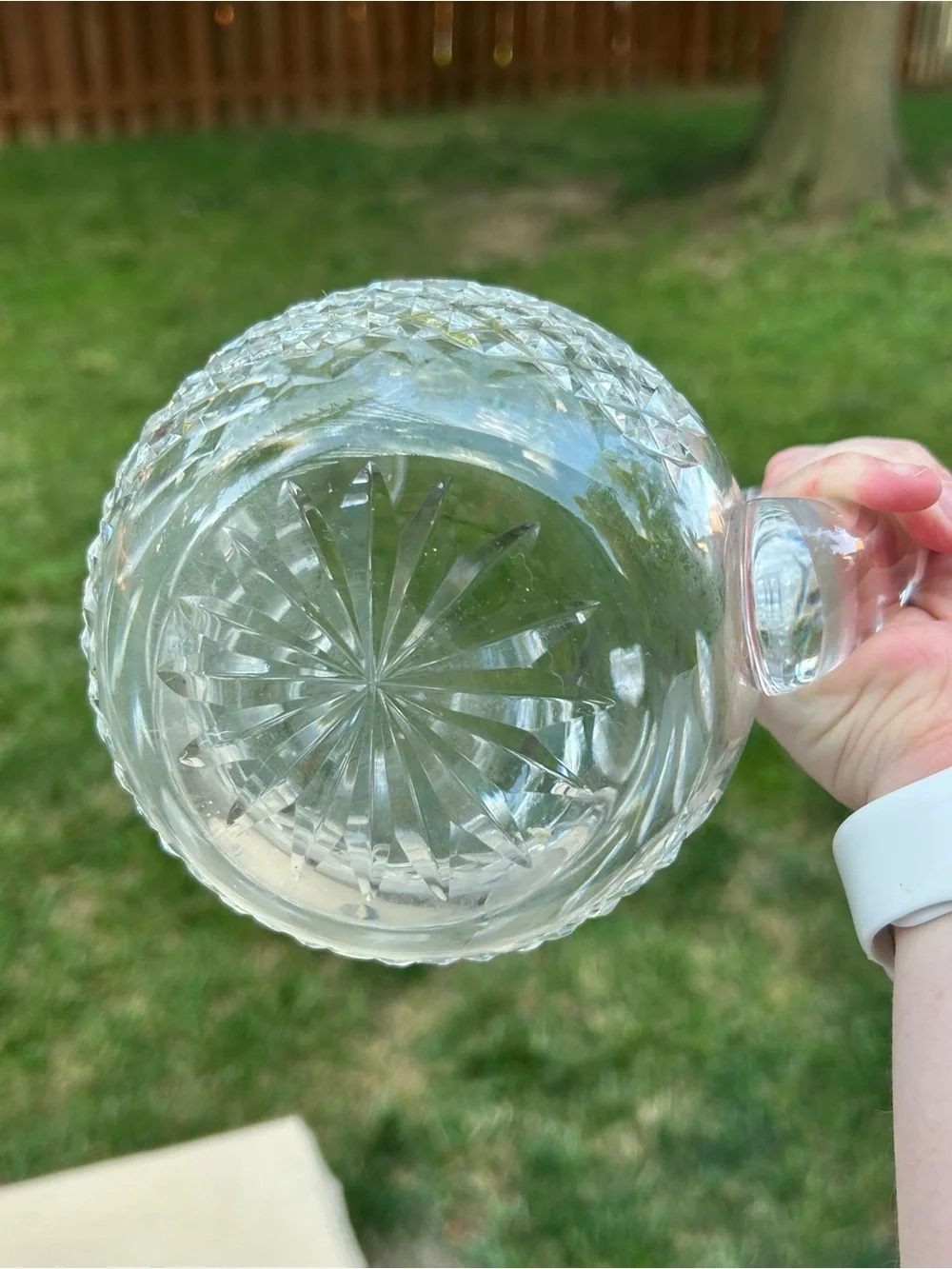 Waterford Lismore Ice Lip Jug Pitcher Crystal Glass